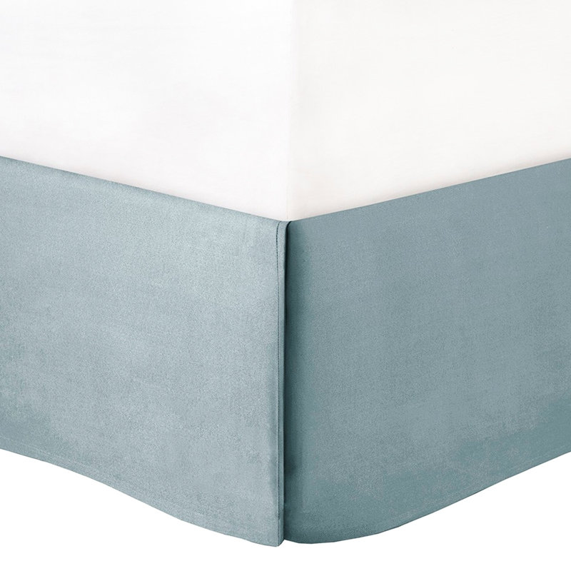 /silver Ensemble Queen - Weave & Bed Skirt Soft Machine Washable Overfilled