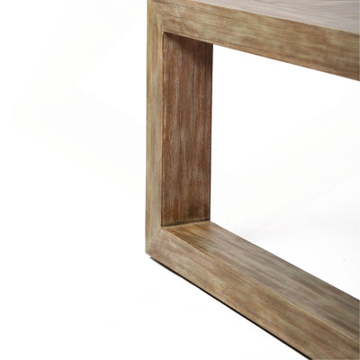 Outdoor Light Eucalyptus Wood Coffee Table