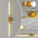 LED Dimmbale Flush Mounted Sconces, Battery Operated Wall Sconces With Remote