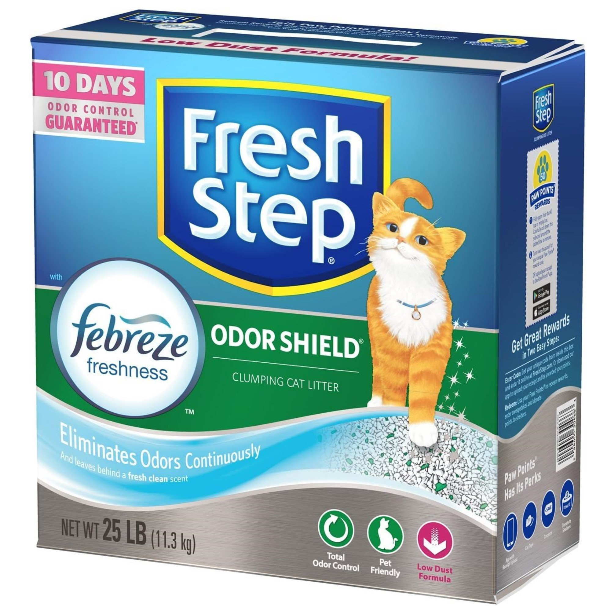 Fresh step odor 2025 shield cat litter