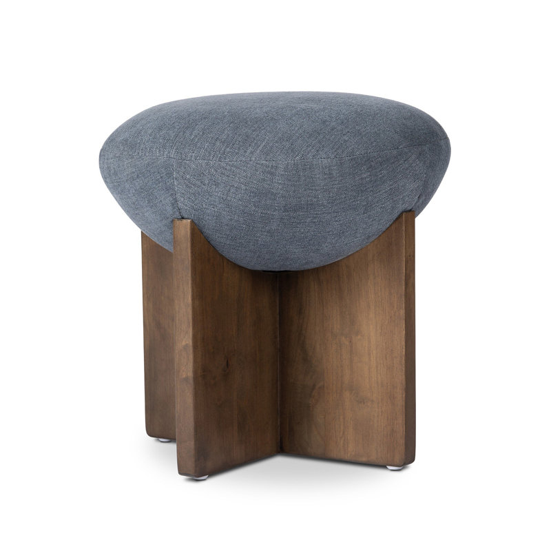 Dax Ottoman, Laughlin Denim, Vintage Parawood