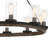 Philadelphia 12 - Light Dimmable Wagon Wheel Foyer Chandelier with Hand Blown Glass Accents-2045999927