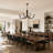 8-Light Dimmable 44"W Oversized Chandelier
