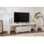 Meuble télé moderne, finition marbre Freesia, 70,9 po x 19,7 po x 12,3 po | 100% panneau de particules enduit de mélamine, épaisseur: 0,7 pouce | Design élégant et durable, parfait pour le salon et les espaces de divertissement-105519779