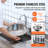 Manual Dough Divider 18PCS Hand Press Dough Cutter Bread Maker for Bakery