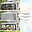Pavillon de terrasse, pavillon de jardin extérieur, auvent de patio multimode, pour se prélasser dans la cour, manger ou au bord de la piscine