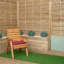 99 x 41cm Cushion Base for 2 Seater Wooden Garden Bench in Burgundy-1172168413-1172168414