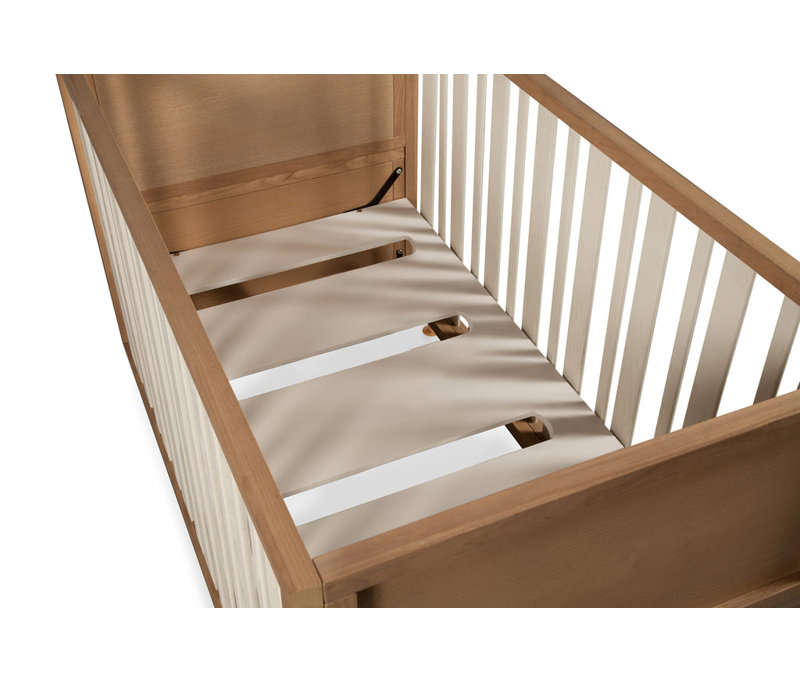 Novella Convertible Standard 2 - Piece Nursery Furniture Set, Stained Ash/Ivory