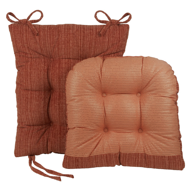 Ensemble de coussins de chaise berçante antidérapants, Argile