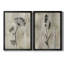«Sumi-e Silhouette I», ensemble de 2 reproductions d'art-1917085885-1917085886-1980170828