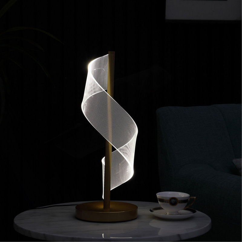 Lampe de table à DEL 18,75 "In Dinamo Modern"