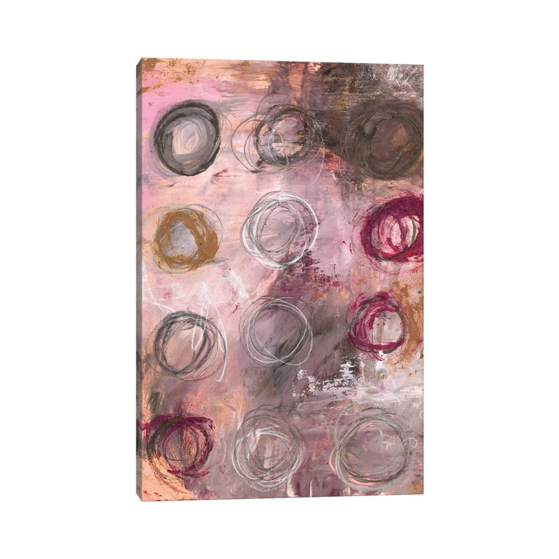 Sister Circles (Little Gem Cicles) by Deb Chaney - Print on Canvas, 101.6 cm H x 66.04 cm W x 1.91 cm D, Wrapped Canvas