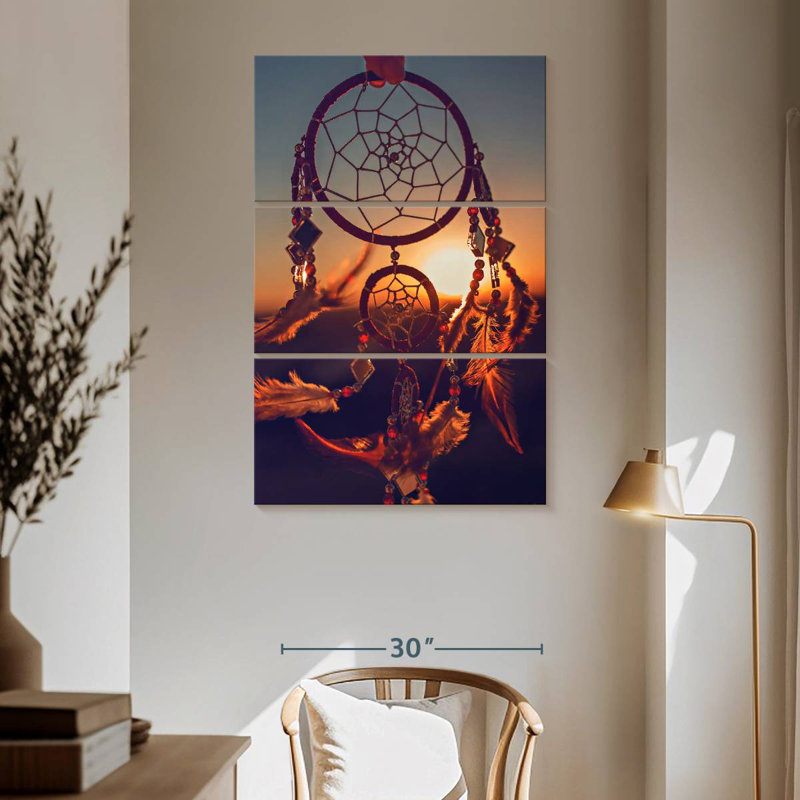 Kerner Dreamcatcher At Sunset, 74" H x 48" W