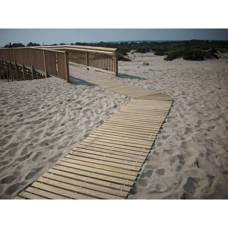 Rollout Walkway Corner Bridge, 0.75" H x 20" W x 36" D