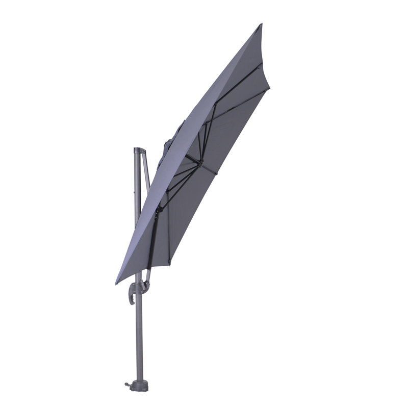 Iris 250cm Cantilever Parasol, Dark Grey