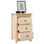 Poulson 40cm W Solid Wood Bedside Table-1497693767