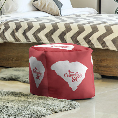 Upholstered Polyester Blend Cube
