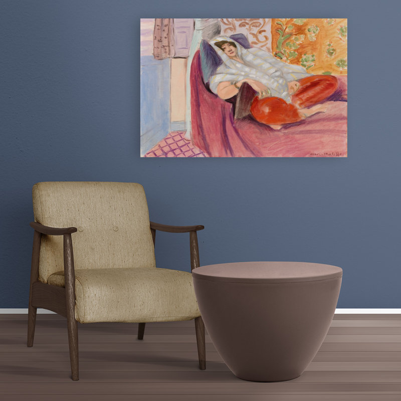 Art mural contemporain de Henri Matisse, 24" H x 36" W