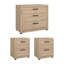 Ensemble de chambre à coucher 3 pièces - Commode et table de chevet R camion-1117098314