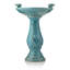 Ceramic / Porcelain Pedestal Birdbath-4462999