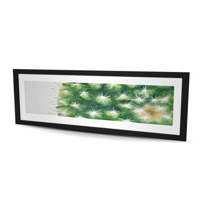 Watercolor Mini Cactus - Floral vert, reproduction encadrée pour la décoration