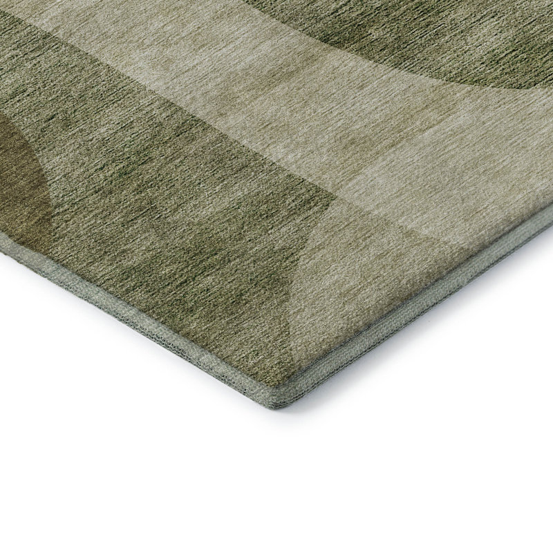 Tapis beige lavable à la machine Premium, Rectangle 9 pi x 12 pi