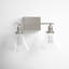 Catalina 2 Light Transparent Dimmable Vanity Light-724840294