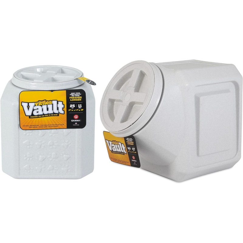 85 lb Contenant alimentaire en plastique avec couvercle pivotant