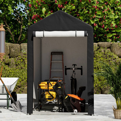 3x5FT Outdoor Storage Shed Bicycle Shelter