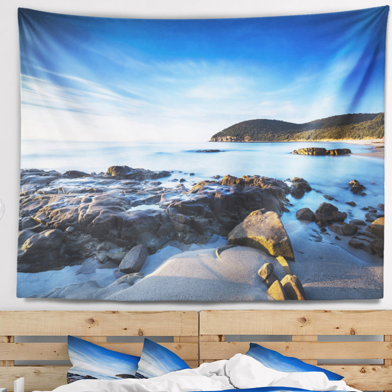 Tapisserie maremma beach cala violina bay beach, H 32 po x l 39 po