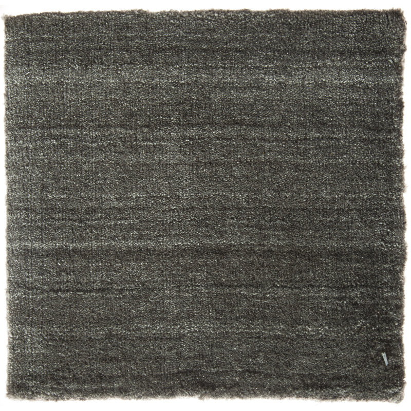 Tapis moka synthétique tissé à la main Bonn, Carré 9 pi