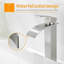 Robinet pour salle de bain à poignée simple avec drain-96687407
