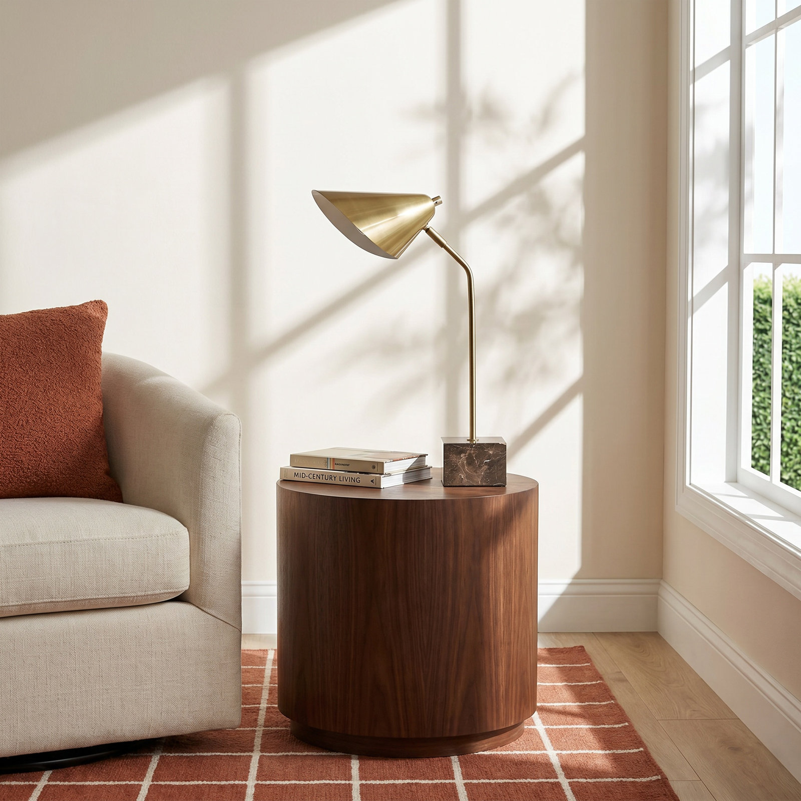 Russ Genuine Marble Desk Lamp