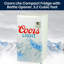 Réfrigérateur compact avec ouvre-bouteille Coors Light, 3,2 pi cu (90 L), blanc