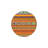 Orange Toned Hexagon Geometric Patterned Modern Decorative Washable Rug-1317593150