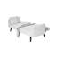 Canapé convertible en velours côtelé 75,2 po Chillax Dot-110352025