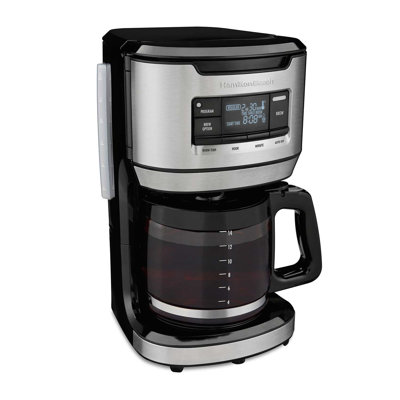 Hamilton Beach 14 cups Black/Silver Coffee Maker