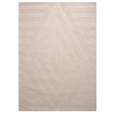 Tapis 100% laine touffeté à la main