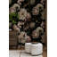 Papier peint floral foncé foncé adhésif mural adhésif