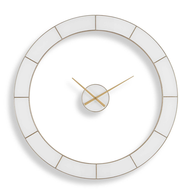  Horloge murale ivoire Halo