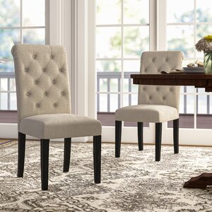 Lark Manor Brookwood Tufted Upholstered Parsons Chair & Reviews | Wayfair