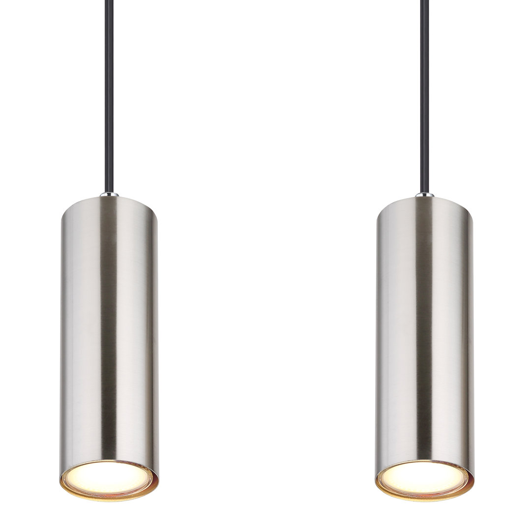 Auryanna 4 - Light Brushed Nickel Kitchen Island Pendant