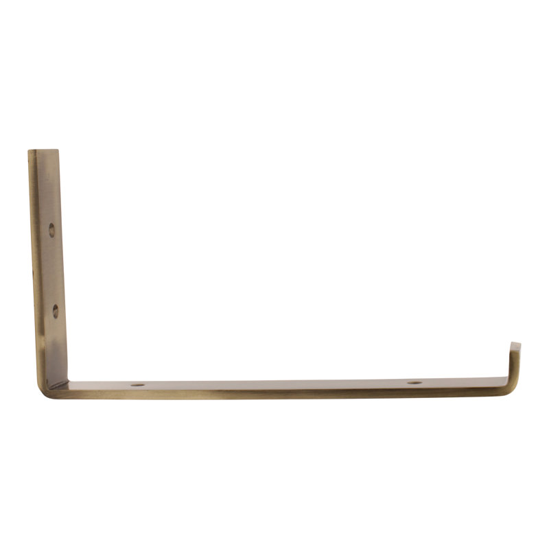 Support de tablette moderne et robuste de RCH Fournir Co, Laiton antique, H 152 po x l 38 po x P 286 po
