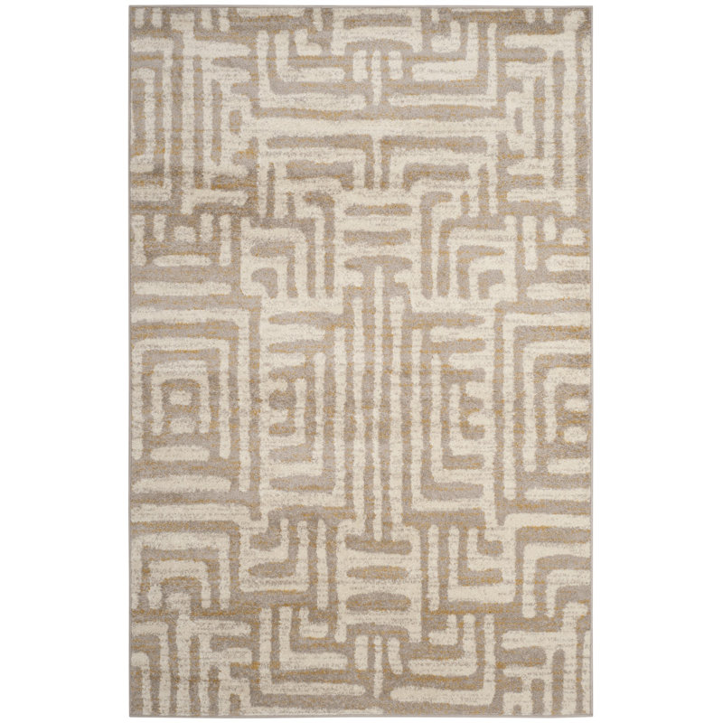 Ailssa Performance Geometric Rug, Rectangle 5'1" x 7'6"