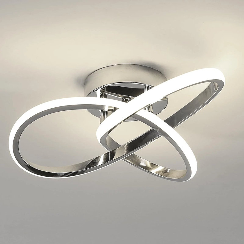 Semi Flush Mount, Chrome