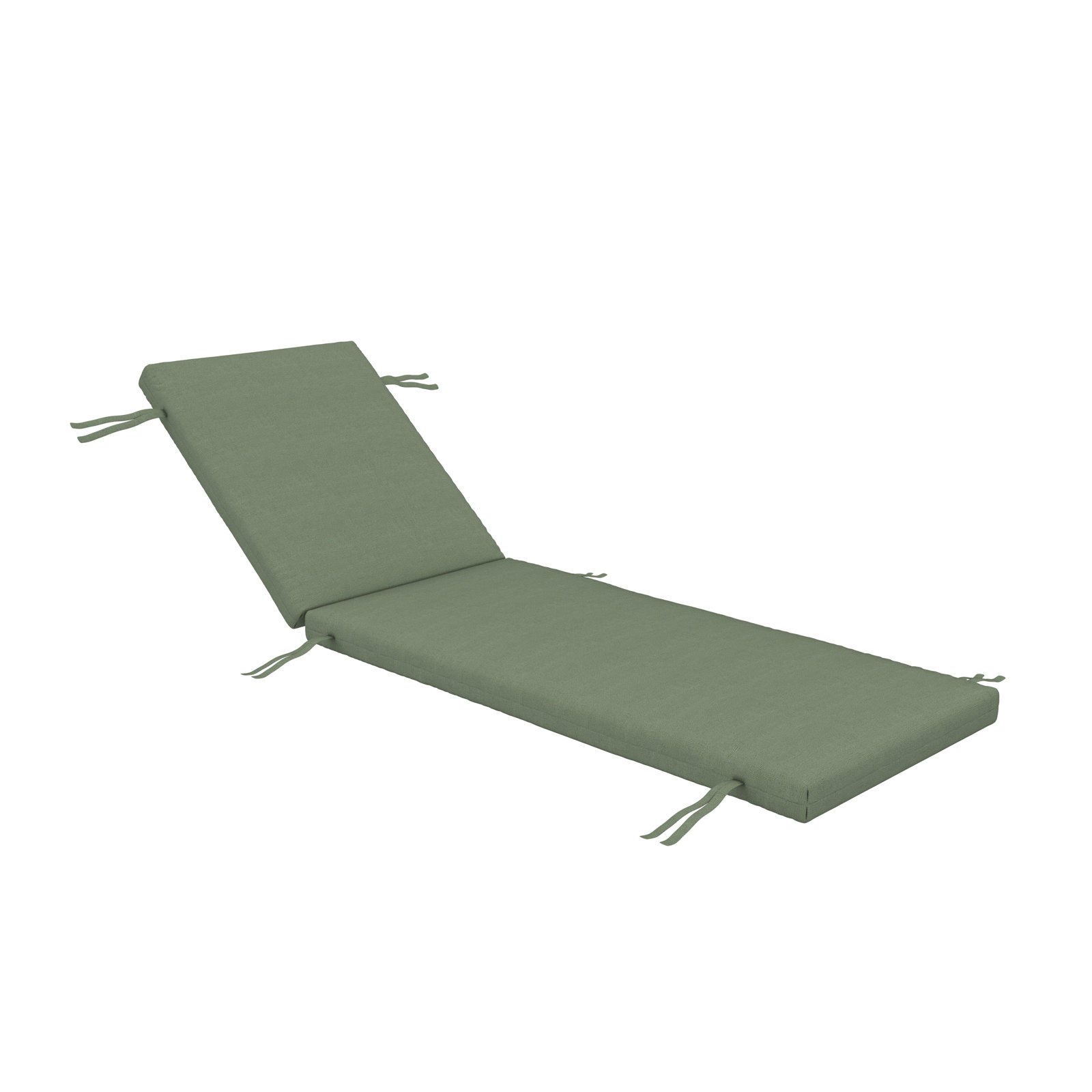Lani Sunbrella® Outdoor Chaise Lounge Cushion, 22.5" W x 74" D, Sunbrella Bliss Aloe