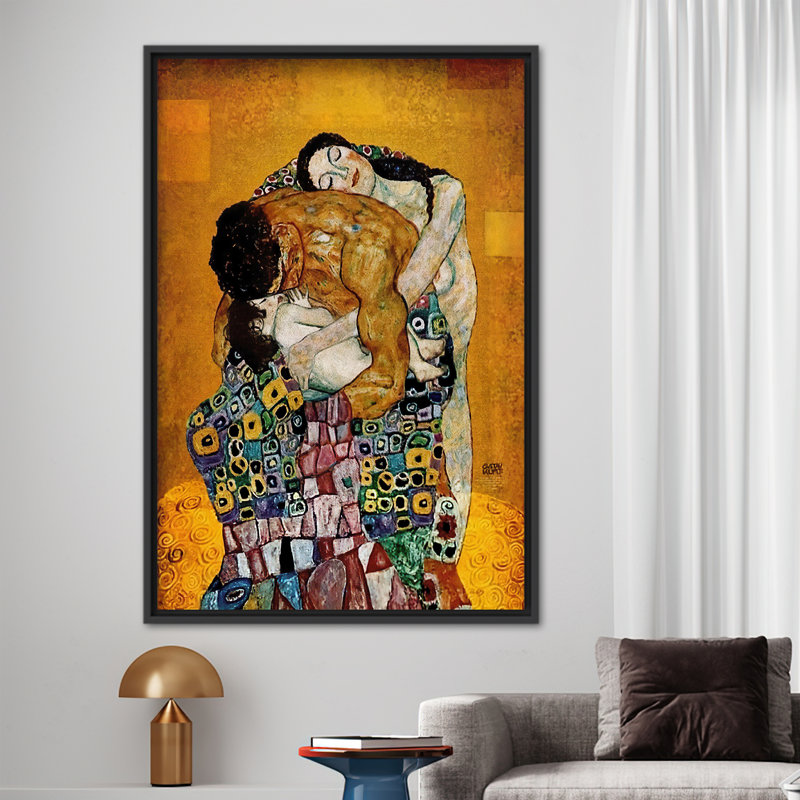 Print on Canvas, 60 cm H x 40 cm W, Framed Print without Mat, Black