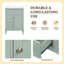 Meuble-lavabo simple 24 po avec lavabo, meuble de rangement en bois massif avec tablette réglable-1794565996