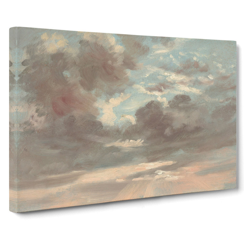 Stormy Sunset by John Constable - Wrapped Canvas Painting, 35cm H x 50cm W x 3cm D