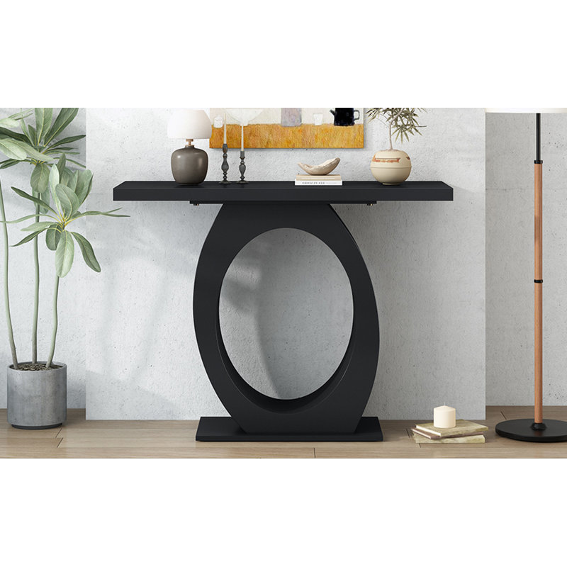  39.43" Console Table, Black